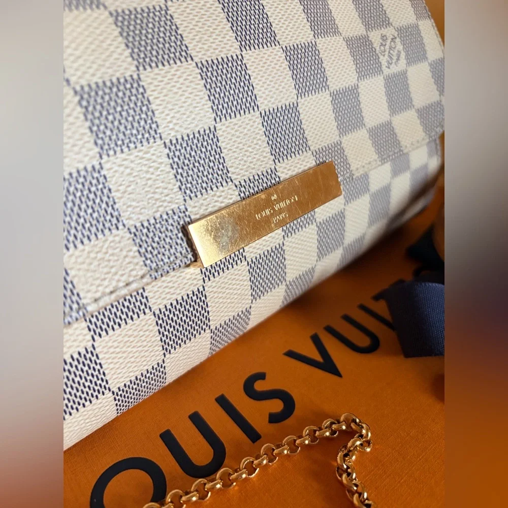 Louis Vuitton Damier Azur Favorite MM - Picture 2 of 16